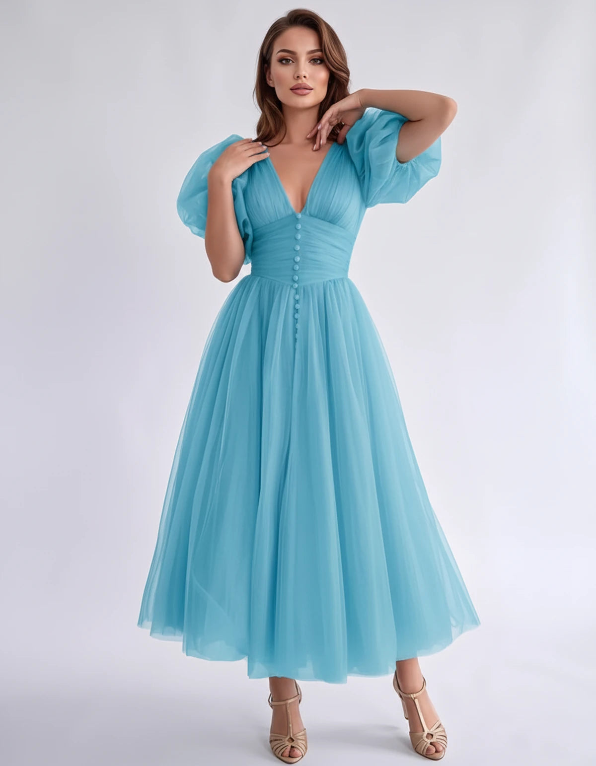 Nectaria Midi Dresses — Ocean Blue | SKU: RB-410678-oceanb34-2,RB-410678-oceanb34-4,RB-410678-oceanb34-6,RB-410678-oceanb34-8,RB-410678-oceanb34-10,RB-410678-oceanb34-12,RB-410678-oceanb34-14,RB-410678-oceanb34-16,RB-410678-oceanb34-16W,RB-410678-oceanb34-18W,RB-410678-oceanb34-20W,RB-410678-oceanb34-22W