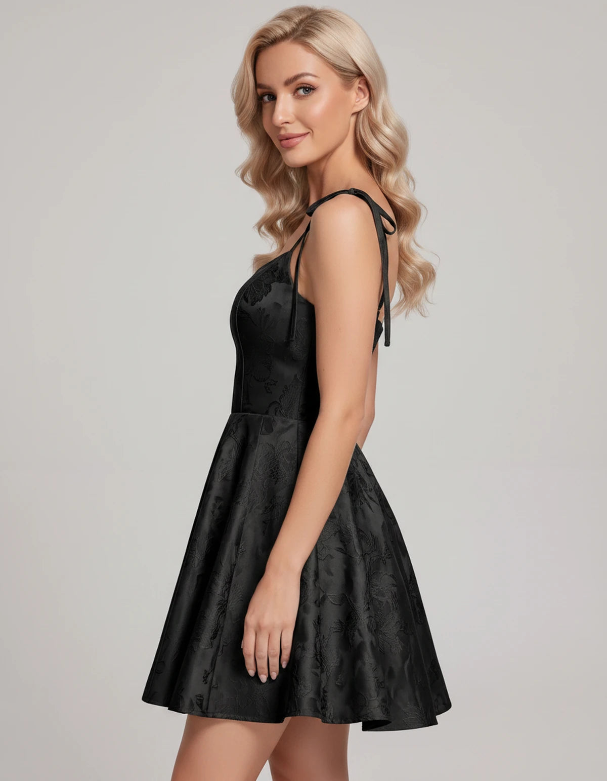 Nephele Mini Dresses — Black | SKU: RB-673d23-black-2,RB-673d23-black-4,RB-673d23-black-6,RB-673d23-black-8,RB-673d23-black-10,RB-673d23-black-12,RB-673d23-black-14,RB-673d23-black-16,RB-673d23-black-16W,RB-673d23-black-18W,RB-673d23-black-20W,RB-673d23-black-22W
