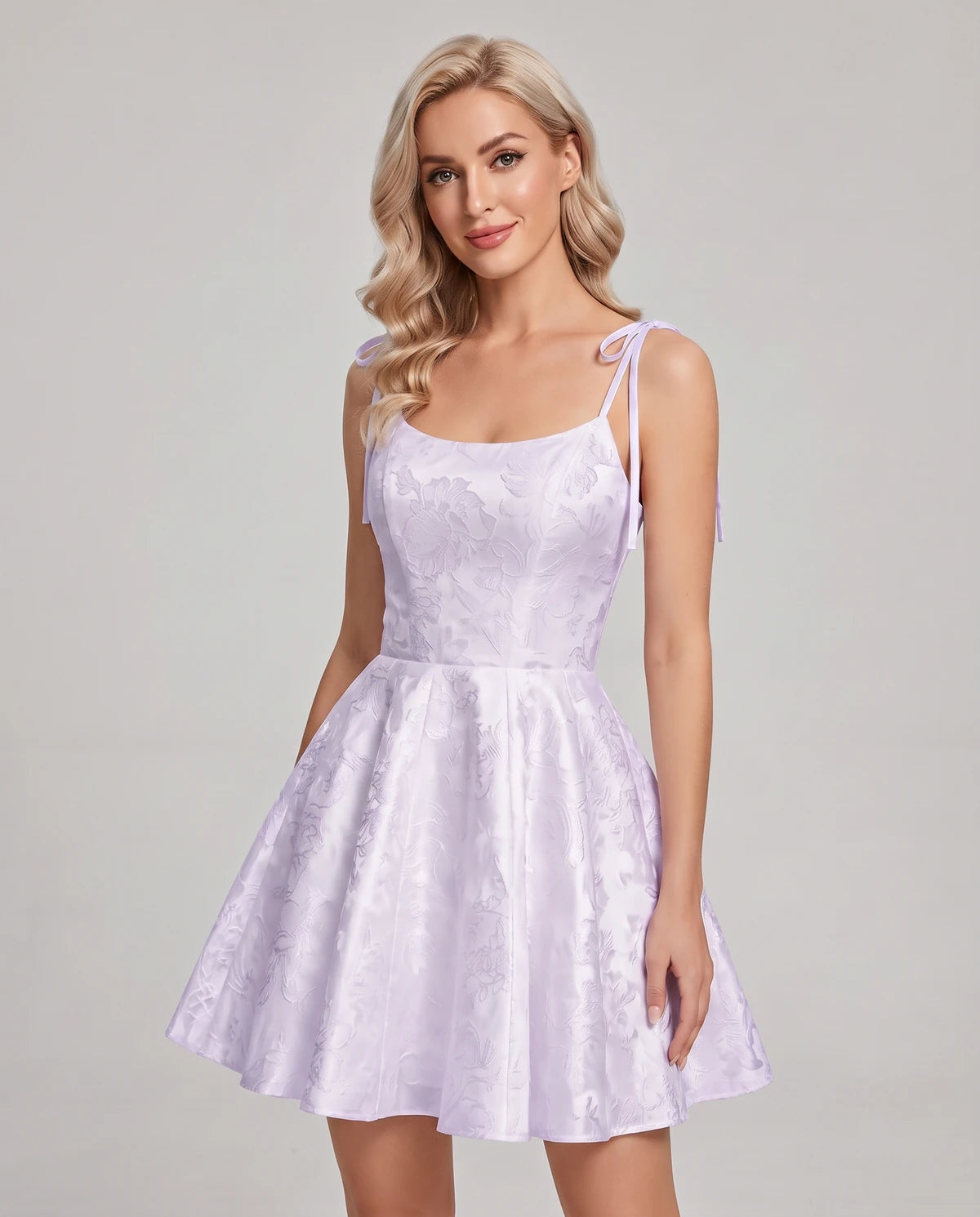 Nephele Mini Dresses — Lavender