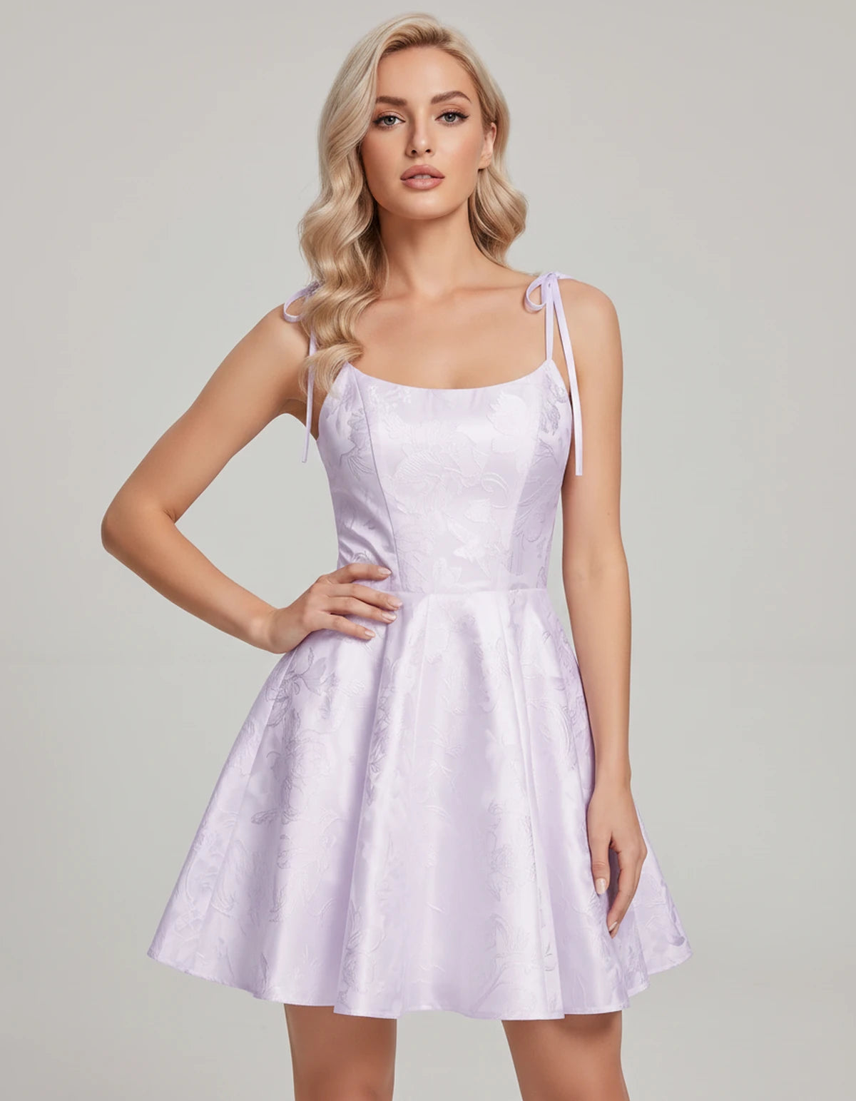 Nephele Mini Dresses — Lavender | SKU: RB-673d23-lavender-2,RB-673d23-lavender-4,RB-673d23-lavender-6,RB-673d23-lavender-8,RB-673d23-lavender-10,RB-673d23-lavender-12,RB-673d23-lavender-14,RB-673d23-lavender-16,RB-673d23-lavender-16W,RB-673d23-lavender-18W,RB-673d23-lavender-20W,RB-673d23-lavender-22W