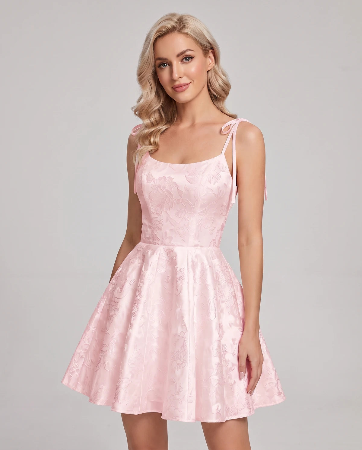 Nephele Mini Dresses — Pink