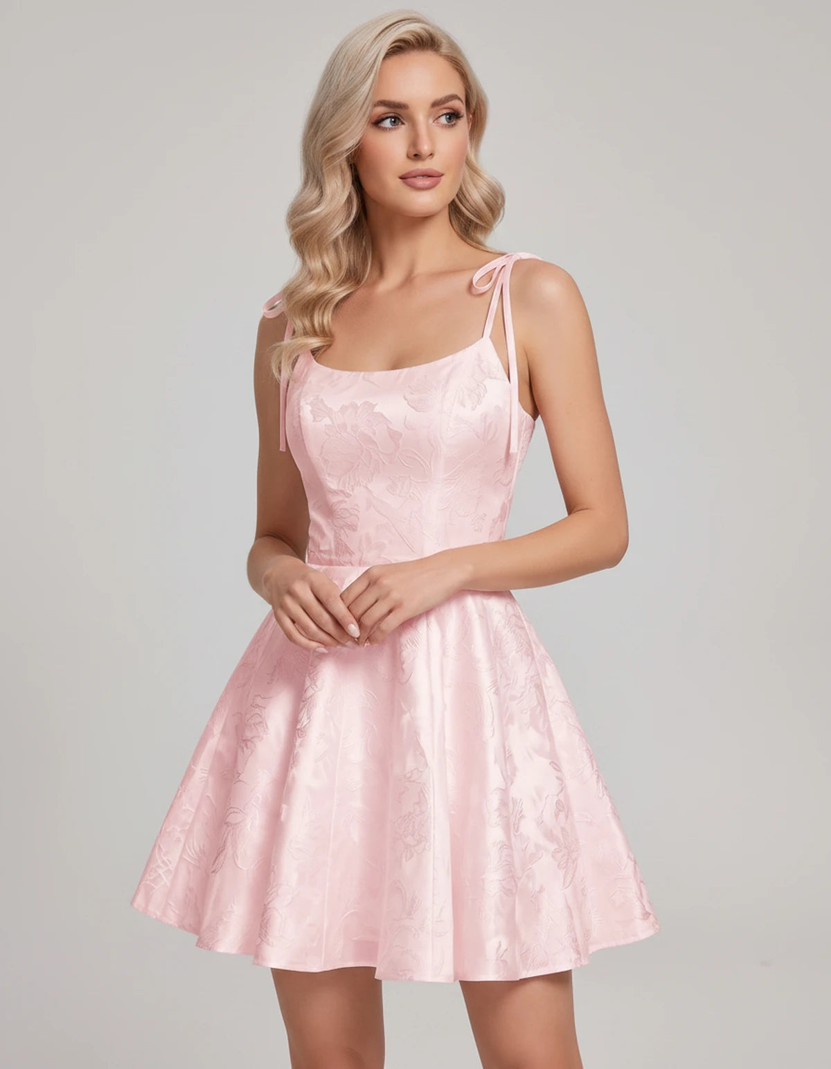 Nephele Mini Dresses — Pink | SKU: RB-673d23-pink-2,RB-673d23-pink-4,RB-673d23-pink-6,RB-673d23-pink-8,RB-673d23-pink-10,RB-673d23-pink-12,RB-673d23-pink-14,RB-673d23-pink-16,RB-673d23-pink-16W,RB-673d23-pink-18W,RB-673d23-pink-20W,RB-673d23-pink-22W