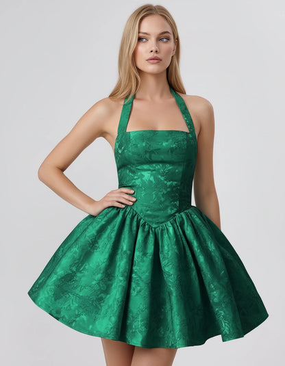 Nerissa Mini Dresses — Green | SKU: RB-0d8243-green-2,RB-0d8243-green-4,RB-0d8243-green-6,RB-0d8243-green-8,RB-0d8243-green-10,RB-0d8243-green-12,RB-0d8243-green-14,RB-0d8243-green-16,RB-0d8243-green-16W,RB-0d8243-green-18W,RB-0d8243-green-20W,RB-0d8243-green-22W