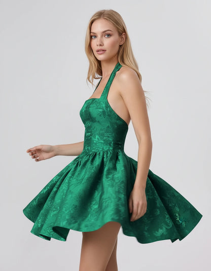 Nerissa Mini Dresses — Green | SKU: RB-0d8243-green-2,RB-0d8243-green-4,RB-0d8243-green-6,RB-0d8243-green-8,RB-0d8243-green-10,RB-0d8243-green-12,RB-0d8243-green-14,RB-0d8243-green-16,RB-0d8243-green-16W,RB-0d8243-green-18W,RB-0d8243-green-20W,RB-0d8243-green-22W