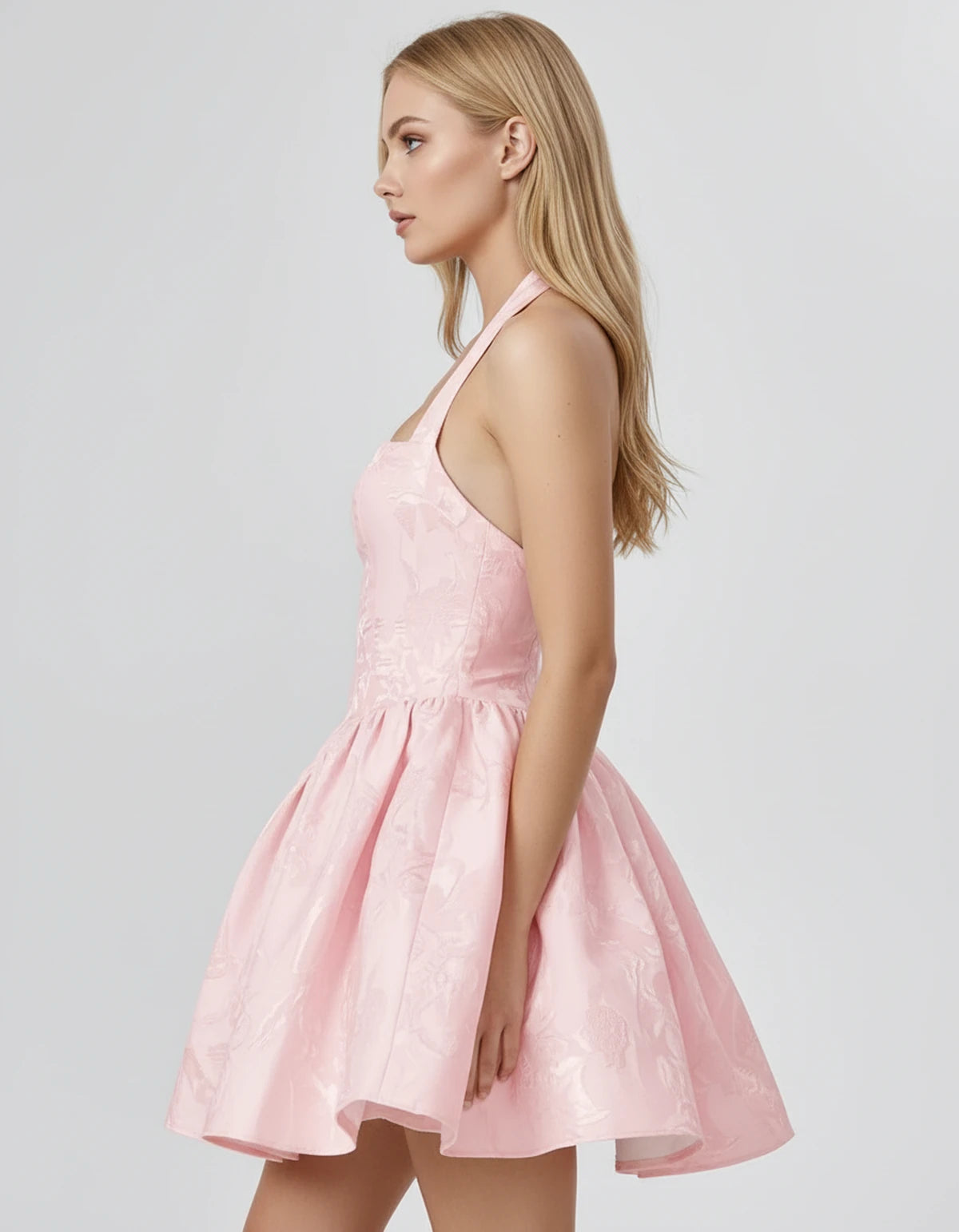 Nerissa Mini Dresses — Pink | SKU: RB-0d8243-pink-2,RB-0d8243-pink-4,RB-0d8243-pink-6,RB-0d8243-pink-8,RB-0d8243-pink-10,RB-0d8243-pink-12,RB-0d8243-pink-14,RB-0d8243-pink-16,RB-0d8243-pink-16W,RB-0d8243-pink-18W,RB-0d8243-pink-20W,RB-0d8243-pink-22W