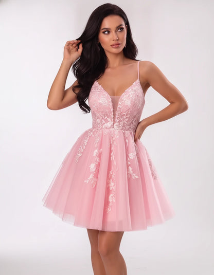 Nightingale Mini Dresses — Pink | SKU: RB-44c379-pink-2,RB-44c379-pink-4,RB-44c379-pink-6,RB-44c379-pink-8,RB-44c379-pink-10,RB-44c379-pink-12,RB-44c379-pink-14,RB-44c379-pink-16,RB-44c379-pink-16W,RB-44c379-pink-18W,RB-44c379-pink-20W,RB-44c379-pink-22W