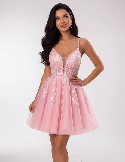 Nightingale Mini Dresses — Pink | SKU: RB-44c379-pink-2,RB-44c379-pink-4,RB-44c379-pink-6,RB-44c379-pink-8,RB-44c379-pink-10,RB-44c379-pink-12,RB-44c379-pink-14,RB-44c379-pink-16,RB-44c379-pink-16W,RB-44c379-pink-18W,RB-44c379-pink-20W,RB-44c379-pink-22W