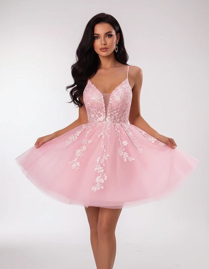 Nightingale Mini Dresses — Pink | SKU: RB-44c379-pink-2,RB-44c379-pink-4,RB-44c379-pink-6,RB-44c379-pink-8,RB-44c379-pink-10,RB-44c379-pink-12,RB-44c379-pink-14,RB-44c379-pink-16,RB-44c379-pink-16W,RB-44c379-pink-18W,RB-44c379-pink-20W,RB-44c379-pink-22W