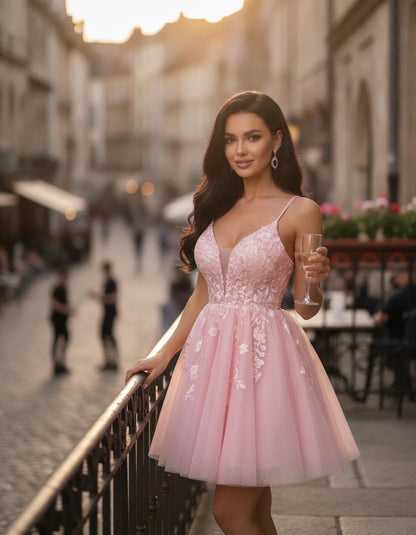 Nightingale Mini Dresses — Pink | SKU: RB-44c379-pink-2,RB-44c379-pink-4,RB-44c379-pink-6,RB-44c379-pink-8,RB-44c379-pink-10,RB-44c379-pink-12,RB-44c379-pink-14,RB-44c379-pink-16,RB-44c379-pink-16W,RB-44c379-pink-18W,RB-44c379-pink-20W,RB-44c379-pink-22W