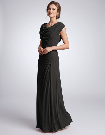 Nimuelle Midi Dresses — Black | SKU: RB-29d2b2-black-XS,RB-29d2b2-black-S,RB-29d2b2-black-M,RB-29d2b2-black-L,RB-29d2b2-black-XL,RB-29d2b2-black-2XL