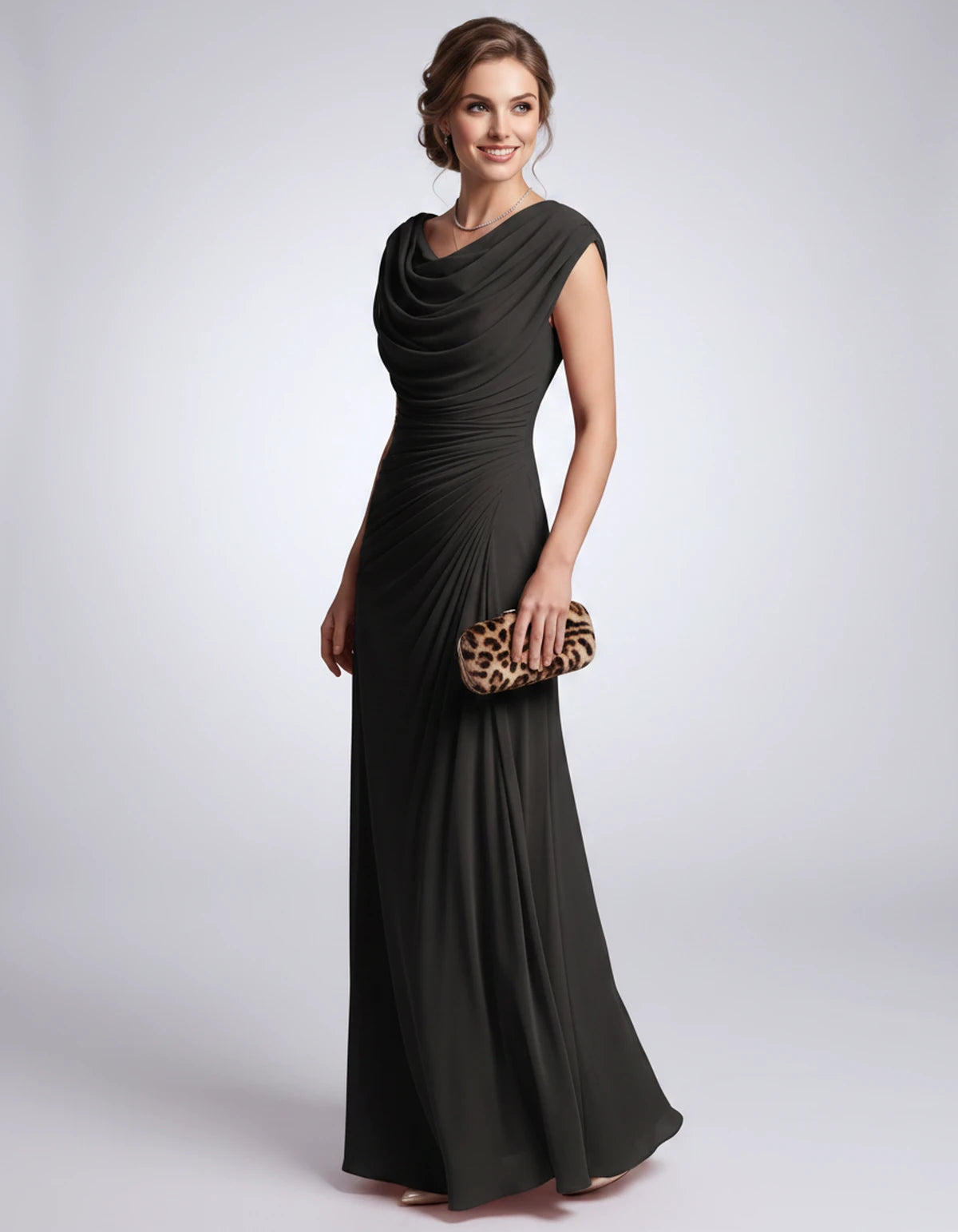 Nimuelle Midi Dresses — Black | SKU: RB-29d2b2-black-XS,RB-29d2b2-black-S,RB-29d2b2-black-M,RB-29d2b2-black-L,RB-29d2b2-black-XL,RB-29d2b2-black-2XL