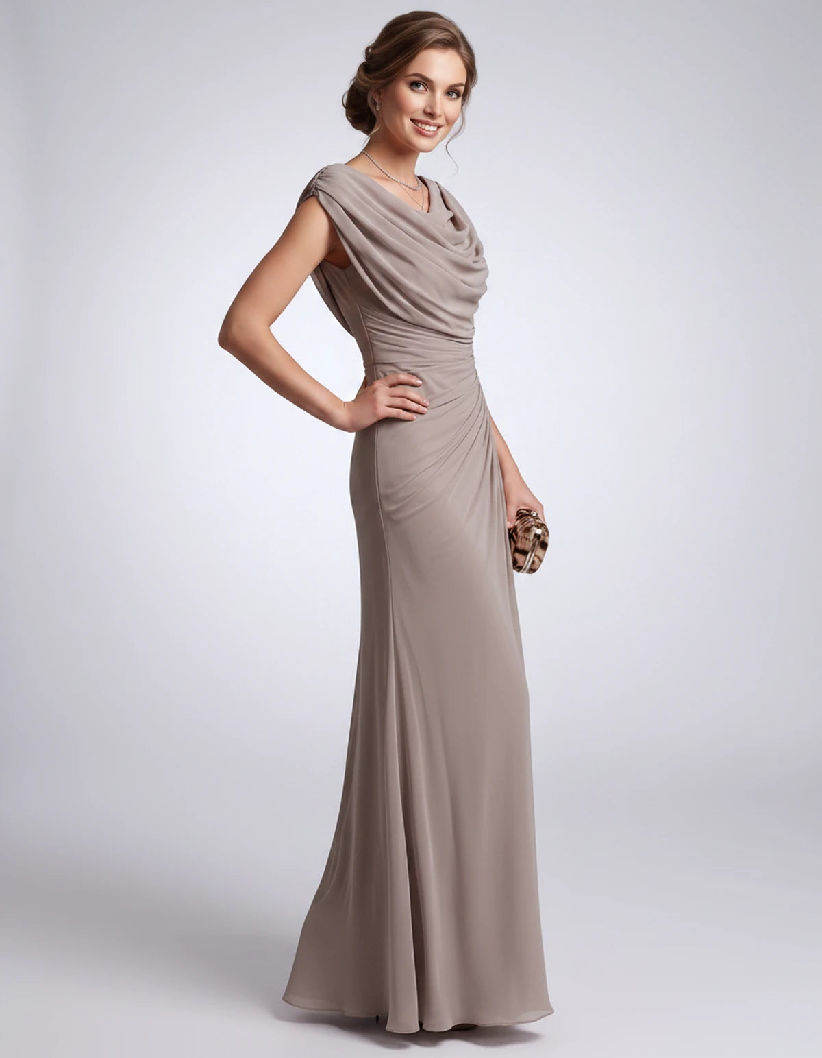 Nimuelle Midi Dresses — Khaki | SKU: RB-29d2b2-khaki-XS,RB-29d2b2-khaki-S,RB-29d2b2-khaki-M,RB-29d2b2-khaki-L,RB-29d2b2-khaki-XL,RB-29d2b2-khaki-2XL