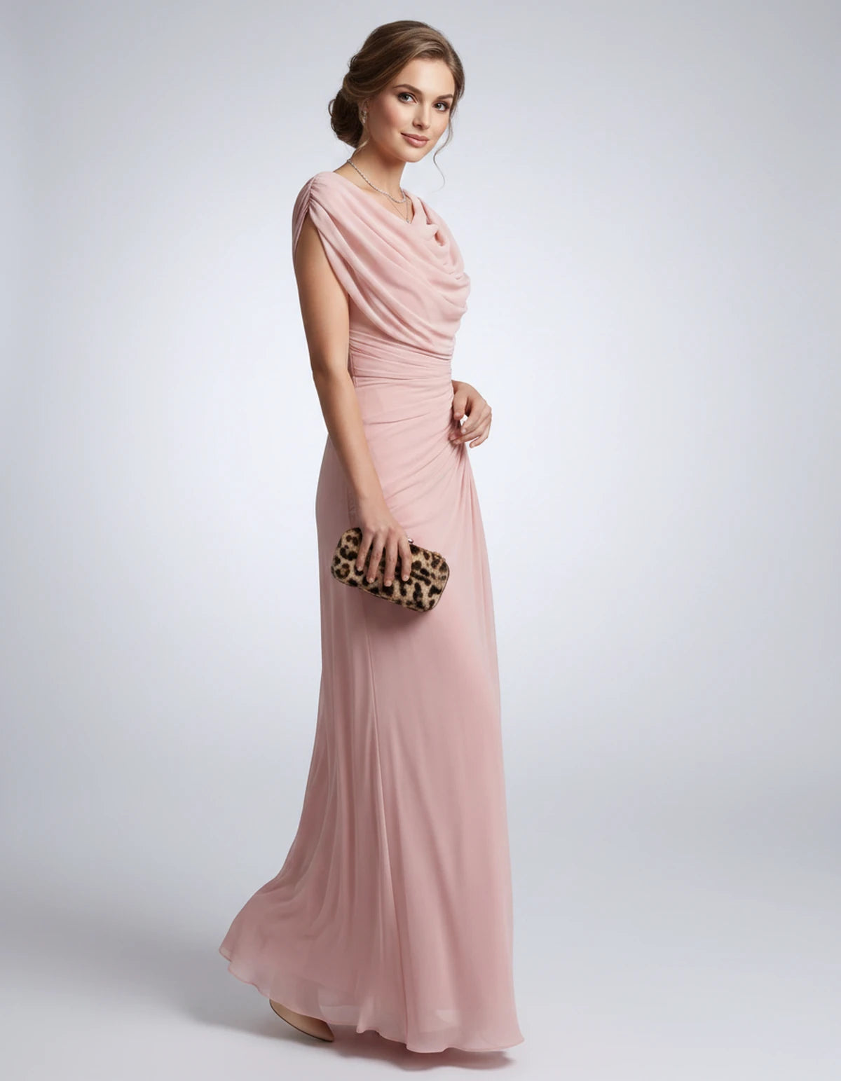 Nimuelle Midi Dresses — Pink | SKU: RB-29d2b2-pink-XS,RB-29d2b2-pink-S,RB-29d2b2-pink-M,RB-29d2b2-pink-L,RB-29d2b2-pink-XL,RB-29d2b2-pink-2XL