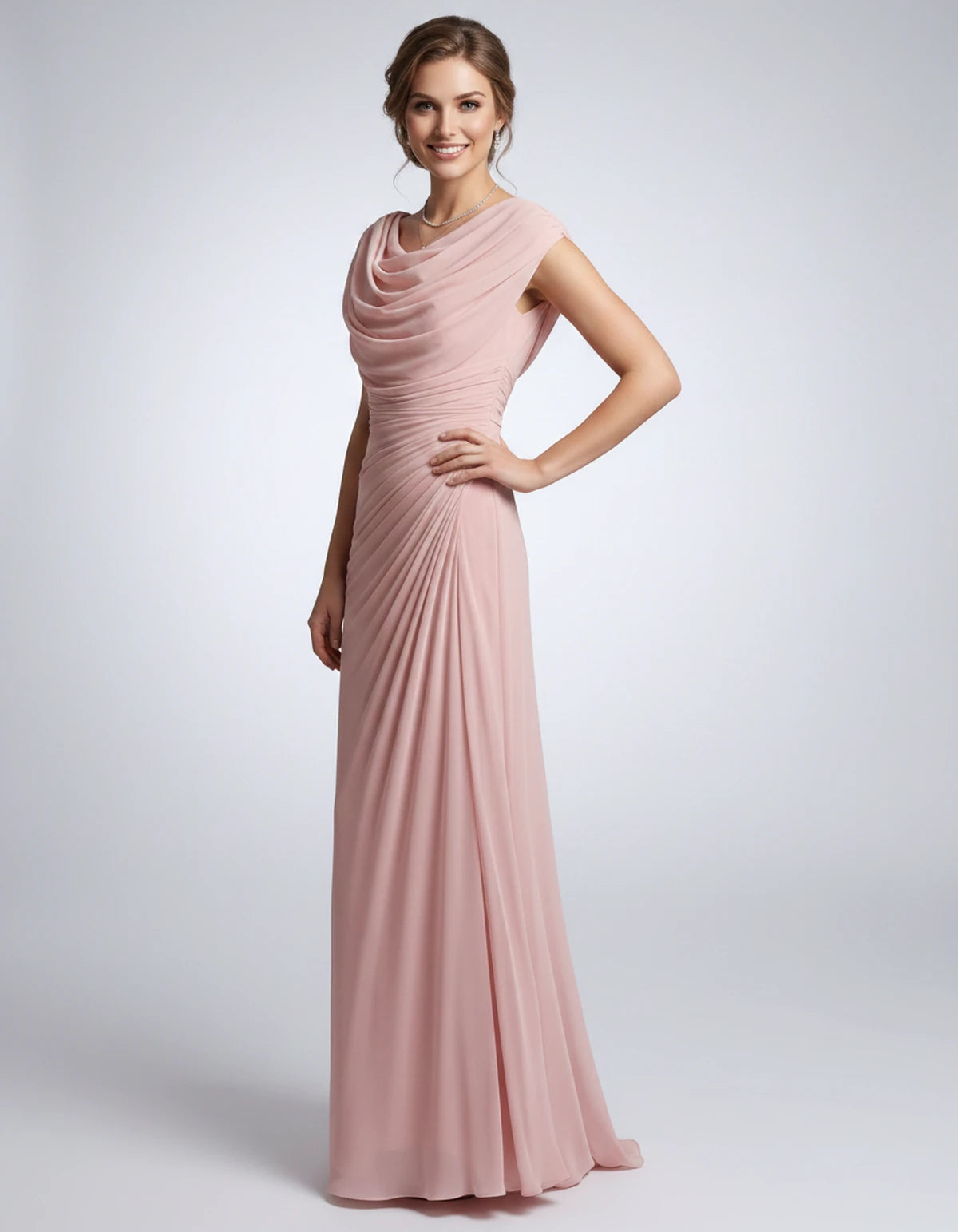 Nimuelle Midi Dresses — Pink | SKU: RB-29d2b2-pink-XS,RB-29d2b2-pink-S,RB-29d2b2-pink-M,RB-29d2b2-pink-L,RB-29d2b2-pink-XL,RB-29d2b2-pink-2XL