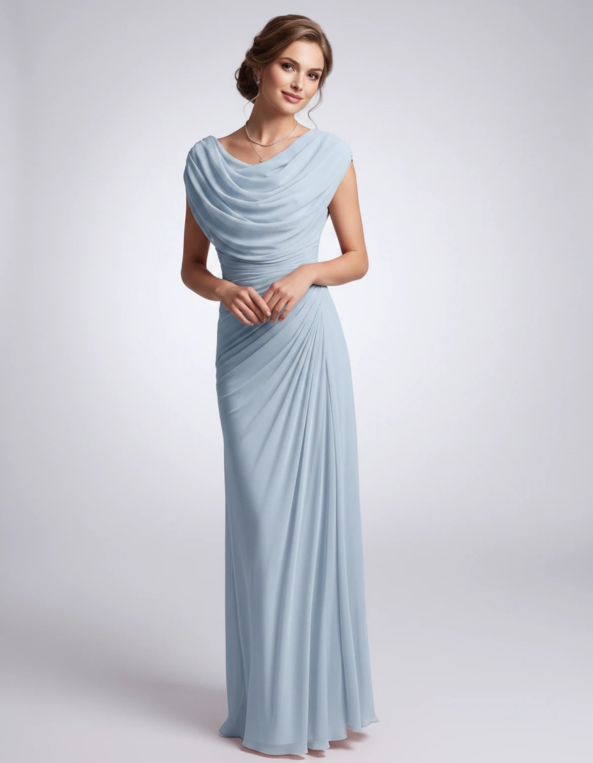 Nimuelle Midi Dresses — Sky Blue | SKU: RB-29d2b2-skyblue-XS,RB-29d2b2-skyblue-S,RB-29d2b2-skyblue-M,RB-29d2b2-skyblue-L,RB-29d2b2-skyblue-XL,RB-29d2b2-skyblue-2XL