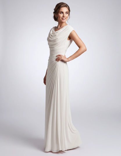 Nimuelle Midi Dresses — White | SKU: RB-29d2b2-white-XS,RB-29d2b2-white-S,RB-29d2b2-white-M,RB-29d2b2-white-L,RB-29d2b2-white-XL,RB-29d2b2-white-2XL
