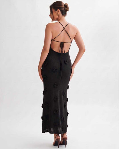 Ramblion Niya midi dress — v-neck neckline · styled view 16 · styled for cocktail season