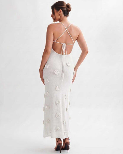 Ramblion Niya midi dress — v-neck neckline · styled view 18 · styled for cocktail season