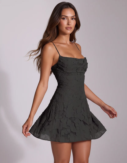 Noemie Mini Dresses — Black | SKU: RB-2a1a46-black-2,RB-2a1a46-black-4,RB-2a1a46-black-6,RB-2a1a46-black-8,RB-2a1a46-black-10,RB-2a1a46-black-12,RB-2a1a46-black-14,RB-2a1a46-black-16,RB-2a1a46-black-16W,RB-2a1a46-black-18W,RB-2a1a46-black-20W,RB-2a1a46-black-22W