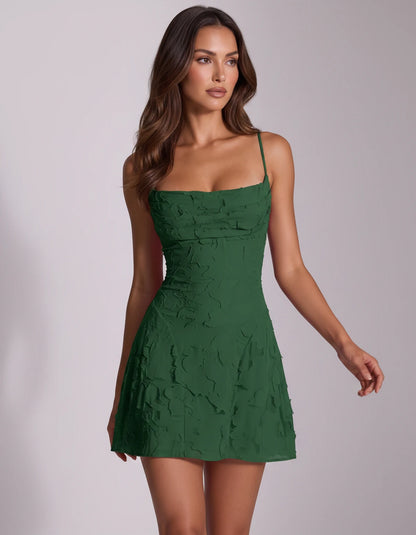 Noemie Mini Dresses — Emerald | SKU: RB-2a1a46-emerald-2,RB-2a1a46-emerald-4,RB-2a1a46-emerald-6,RB-2a1a46-emerald-8,RB-2a1a46-emerald-10,RB-2a1a46-emerald-12,RB-2a1a46-emerald-14,RB-2a1a46-emerald-16,RB-2a1a46-emerald-16W,RB-2a1a46-emerald-18W,RB-2a1a46-emerald-20W,RB-2a1a46-emerald-22W