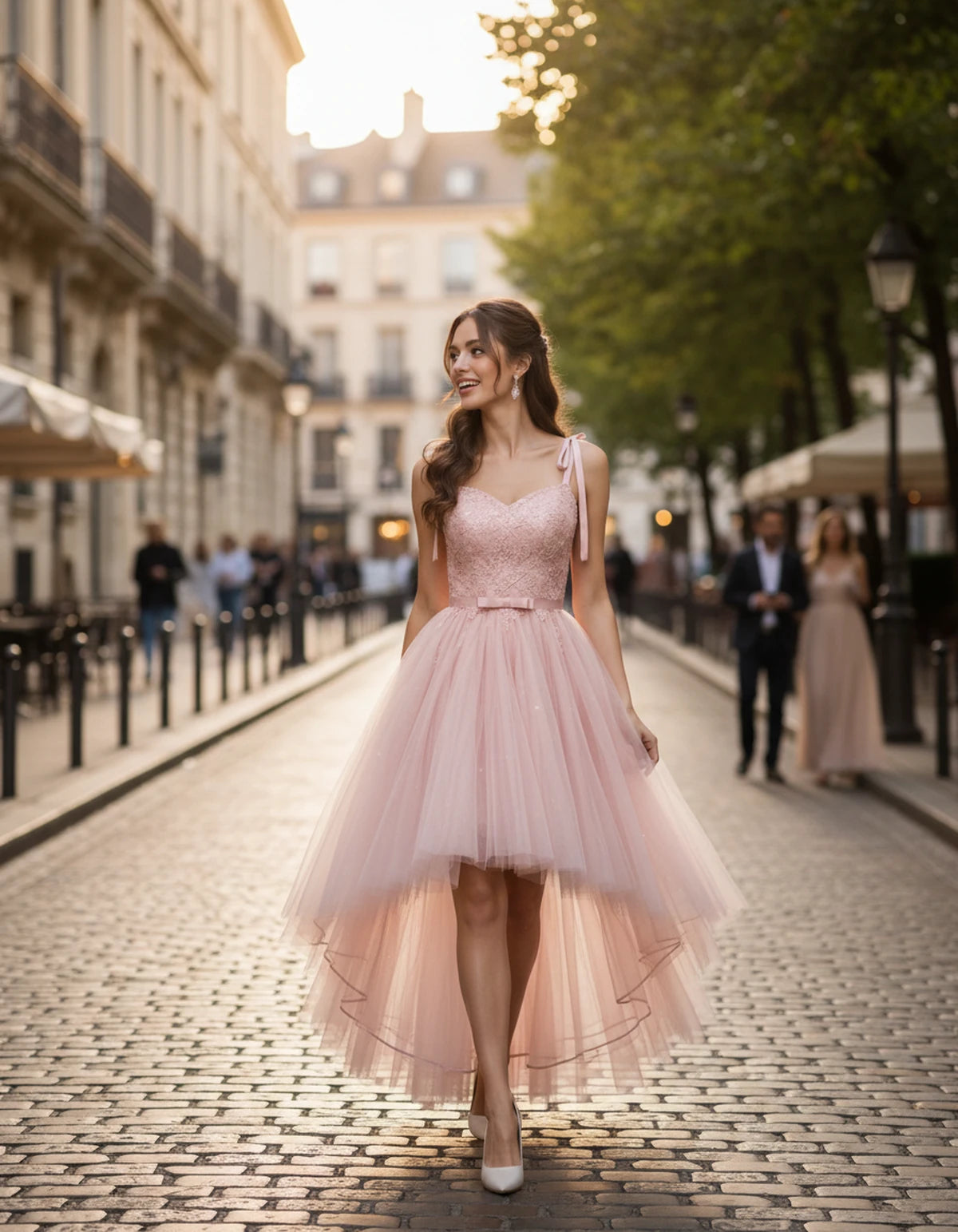 Nolwenn Midi Dresses — Blush | SKU: RB-6e9a24-blush-2,RB-6e9a24-blush-4,RB-6e9a24-blush-6,RB-6e9a24-blush-8,RB-6e9a24-blush-10,RB-6e9a24-blush-12,RB-6e9a24-blush-14,RB-6e9a24-blush-14W,RB-6e9a24-blush-16,RB-6e9a24-blush-16W,RB-6e9a24-blush-18W,RB-6e9a24-blush-20W