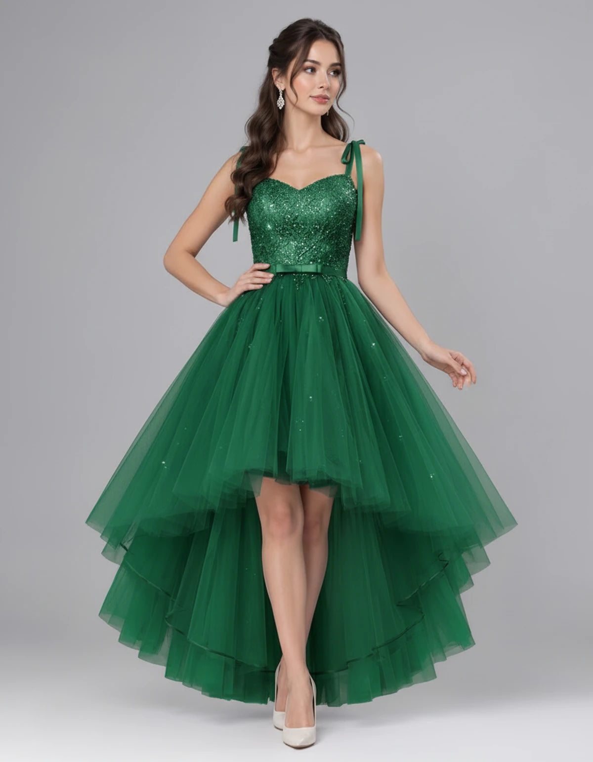 Nolwenn Midi Dresses — Emerald | SKU: RB-6e9a24-emerald-2,RB-6e9a24-emerald-4,RB-6e9a24-emerald-6,RB-6e9a24-emerald-8,RB-6e9a24-emerald-10,RB-6e9a24-emerald-12,RB-6e9a24-emerald-14,RB-6e9a24-emerald-14W,RB-6e9a24-emerald-16,RB-6e9a24-emerald-16W,RB-6e9a24-emerald-18W,RB-6e9a24-emerald-20W