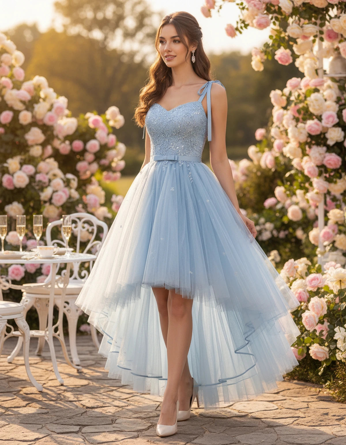 Nolwenn Midi Dresses — Light Blue | SKU: RB-6e9a24-lightb7b-2,RB-6e9a24-lightb7b-4,RB-6e9a24-lightb7b-6,RB-6e9a24-lightb7b-8,RB-6e9a24-lightb7b-10,RB-6e9a24-lightb7b-12,RB-6e9a24-lightb7b-14,RB-6e9a24-lightb7b-14W,RB-6e9a24-lightb7b-16,RB-6e9a24-lightb7b-16W,RB-6e9a24-lightb7b-18W,RB-6e9a24-lightb7b-20W
