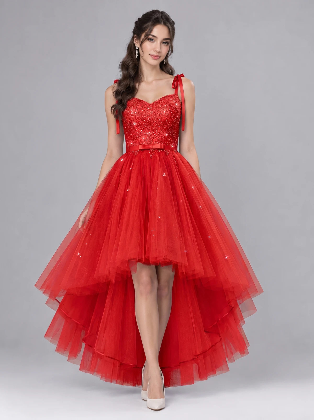 Nolwenn Midi Dresses — Red