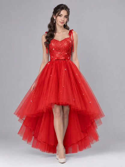 Nolwenn Midi Dresses — Red