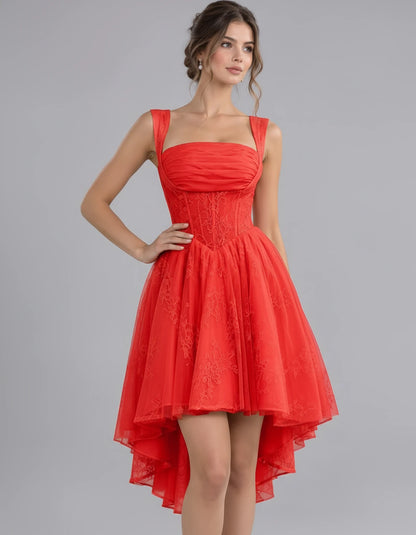 Novaline Midi Dresses — Red | SKU: RB-1a57ce-red-2,RB-1a57ce-red-4,RB-1a57ce-red-6,RB-1a57ce-red-8,RB-1a57ce-red-10,RB-1a57ce-red-12,RB-1a57ce-red-14,RB-1a57ce-red-16,RB-1a57ce-red-16W,RB-1a57ce-red-18W,RB-1a57ce-red-20W,RB-1a57ce-red-22W