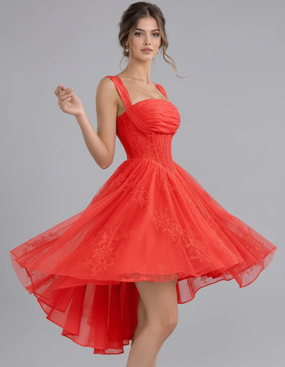 Novaline Midi Dresses — Red | SKU: RB-1a57ce-red-2,RB-1a57ce-red-4,RB-1a57ce-red-6,RB-1a57ce-red-8,RB-1a57ce-red-10,RB-1a57ce-red-12,RB-1a57ce-red-14,RB-1a57ce-red-16,RB-1a57ce-red-16W,RB-1a57ce-red-18W,RB-1a57ce-red-20W,RB-1a57ce-red-22W