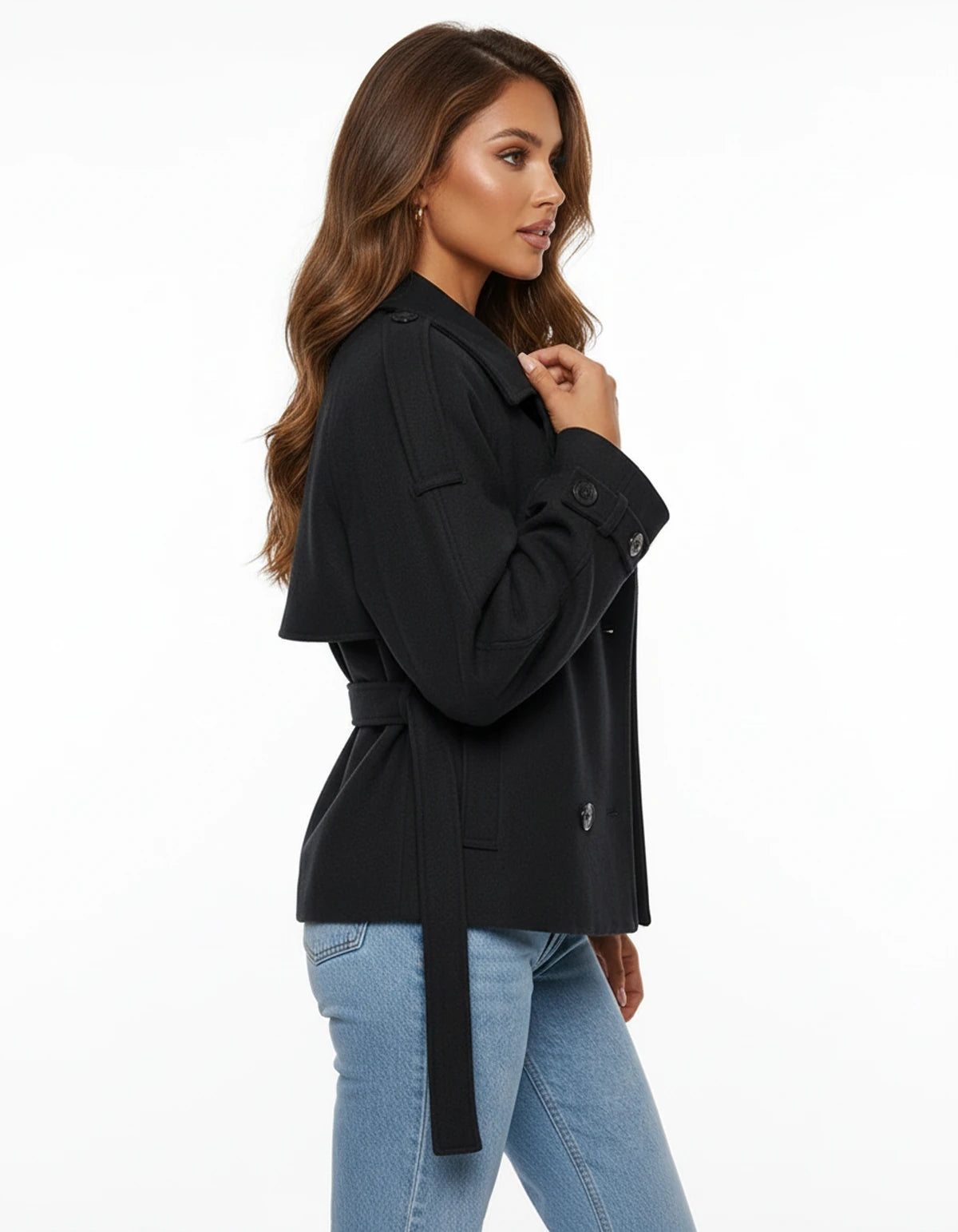 Oberine Jackets — Black | SKU: RB-51ba98-black-XS,RB-51ba98-black-S,RB-51ba98-black-M,RB-51ba98-black-L