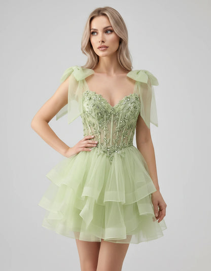 Oceane Mini Dresses — Sage | SKU: RB-8bb178-sage-2,RB-8bb178-sage-4,RB-8bb178-sage-6,RB-8bb178-sage-8,RB-8bb178-sage-10,RB-8bb178-sage-12,RB-8bb178-sage-14,RB-8bb178-sage-16,RB-8bb178-sage-16W,RB-8bb178-sage-18W,RB-8bb178-sage-20W,RB-8bb178-sage-22W
