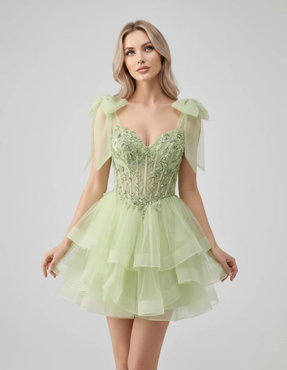 Oceane Mini Dresses — Sage | SKU: RB-8bb178-sage-2,RB-8bb178-sage-4,RB-8bb178-sage-6,RB-8bb178-sage-8,RB-8bb178-sage-10,RB-8bb178-sage-12,RB-8bb178-sage-14,RB-8bb178-sage-16,RB-8bb178-sage-16W,RB-8bb178-sage-18W,RB-8bb178-sage-20W,RB-8bb178-sage-22W