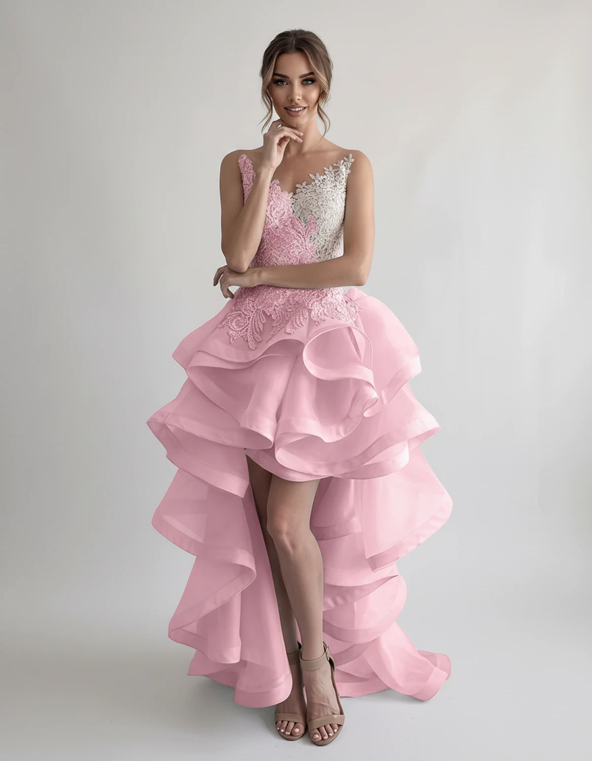 Odelia Maxi Dresses — Pink | SKU: RB-607d73-pink-2,RB-607d73-pink-4,RB-607d73-pink-6,RB-607d73-pink-8,RB-607d73-pink-10,RB-607d73-pink-12,RB-607d73-pink-14,RB-607d73-pink-14W,RB-607d73-pink-16,RB-607d73-pink-16W,RB-607d73-pink-18W,RB-607d73-pink-20W