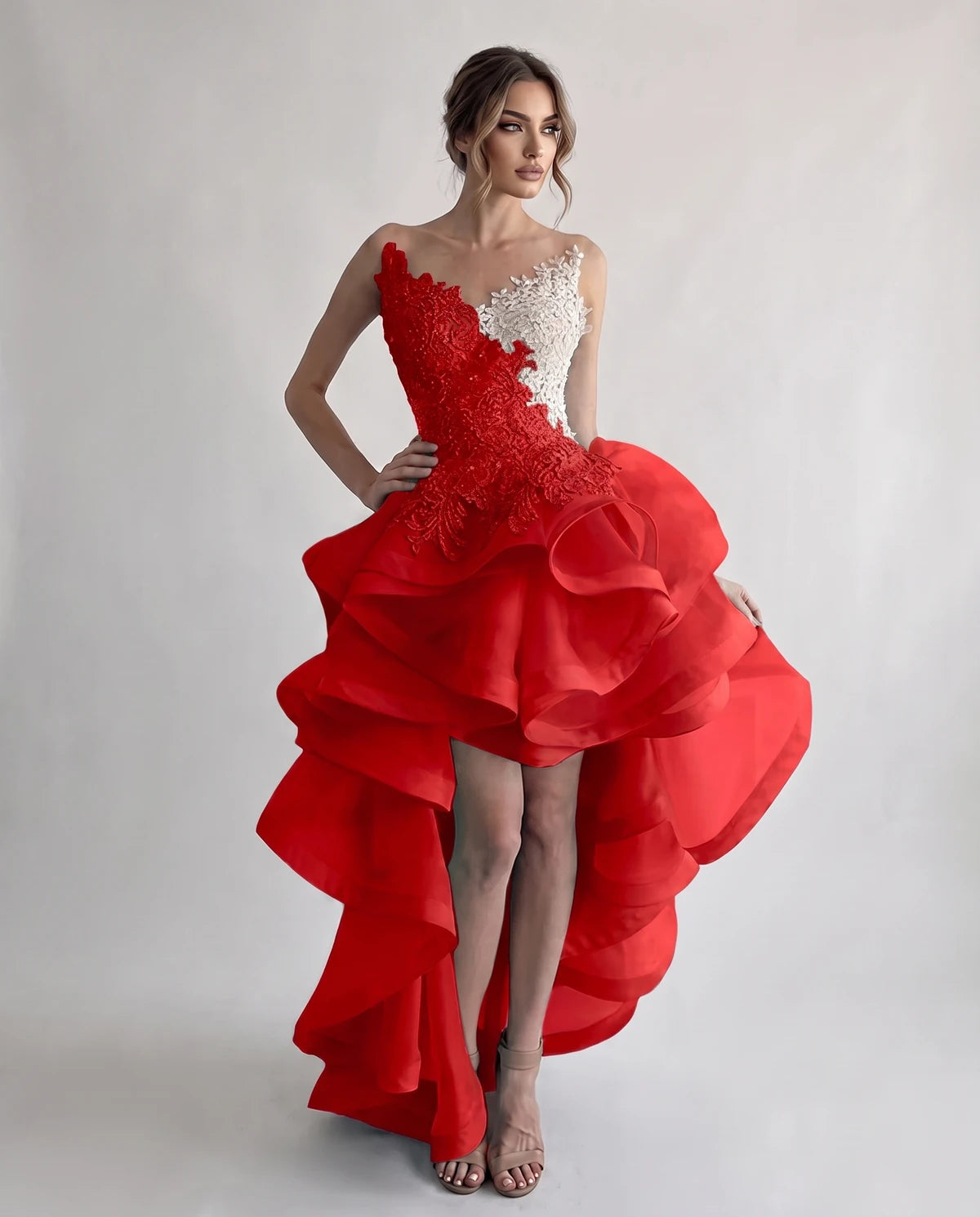 Odelia Maxi Dresses — Red