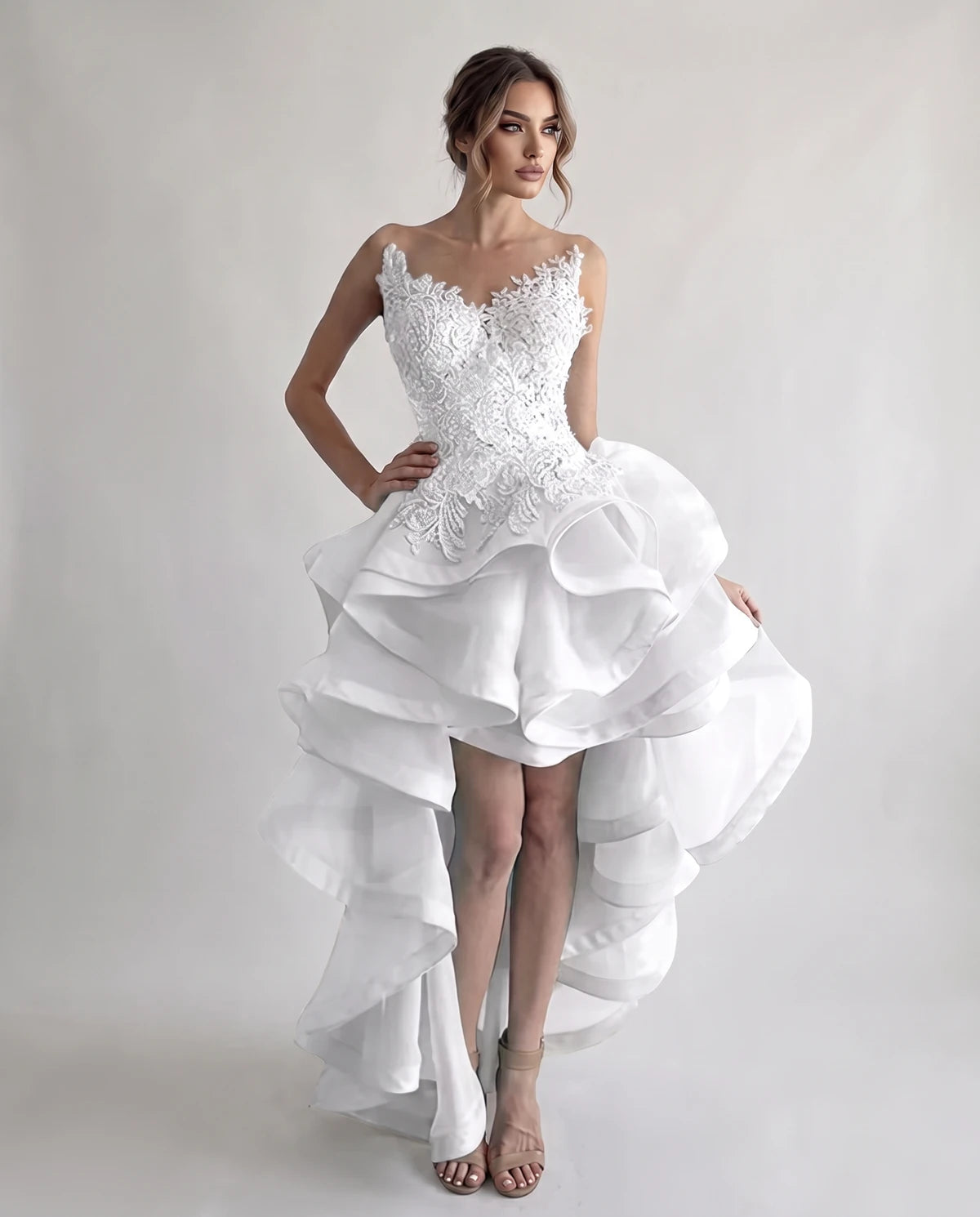Odelia Maxi Dresses — White