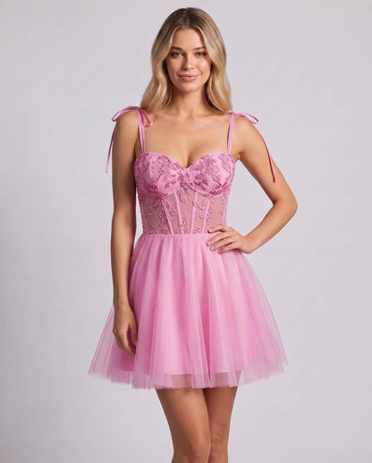 Olympia Mini Dresses — Pink | SKU: RB-3ba4b7-pink-2,RB-3ba4b7-pink-4,RB-3ba4b7-pink-6,RB-3ba4b7-pink-8,RB-3ba4b7-pink-10,RB-3ba4b7-pink-12,RB-3ba4b7-pink-14,RB-3ba4b7-pink-14W,RB-3ba4b7-pink-16,RB-3ba4b7-pink-16W,RB-3ba4b7-pink-18W,RB-3ba4b7-pink-20W