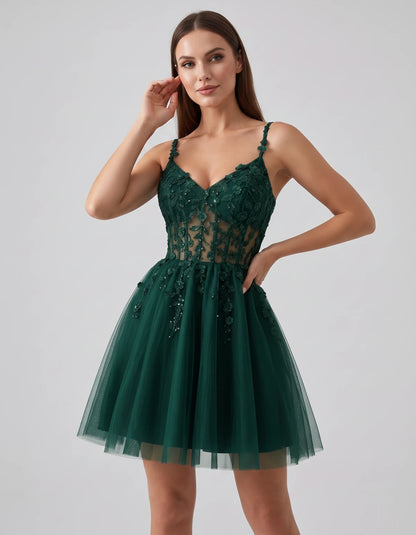 Ombrelle Mini Dresses — Green | SKU: RB-7b0d28-green-2,RB-7b0d28-green-4,RB-7b0d28-green-6,RB-7b0d28-green-8,RB-7b0d28-green-10,RB-7b0d28-green-12,RB-7b0d28-green-14,RB-7b0d28-green-14W,RB-7b0d28-green-16,RB-7b0d28-green-16W,RB-7b0d28-green-18W,RB-7b0d28-green-20W