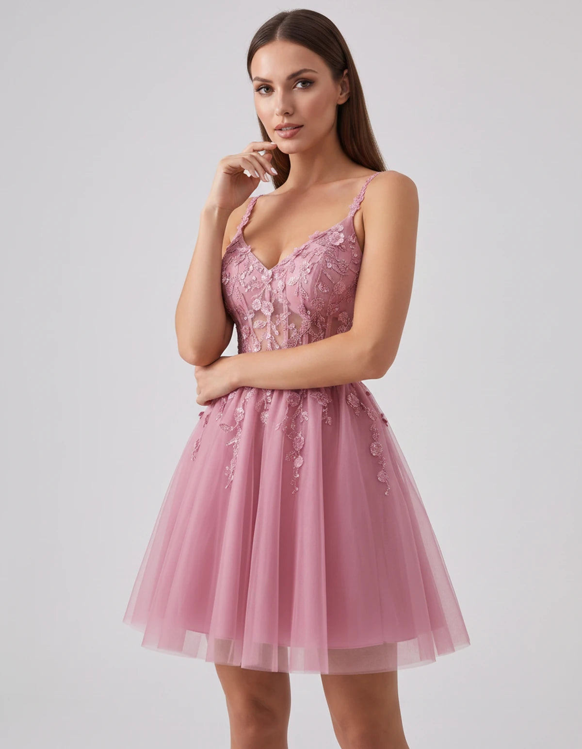Ombrelle Mini Dresses — Pink | SKU: RB-7b0d28-pink-2,RB-7b0d28-pink-4,RB-7b0d28-pink-6,RB-7b0d28-pink-8,RB-7b0d28-pink-10,RB-7b0d28-pink-12,RB-7b0d28-pink-14,RB-7b0d28-pink-14W,RB-7b0d28-pink-16,RB-7b0d28-pink-16W,RB-7b0d28-pink-18W,RB-7b0d28-pink-20W