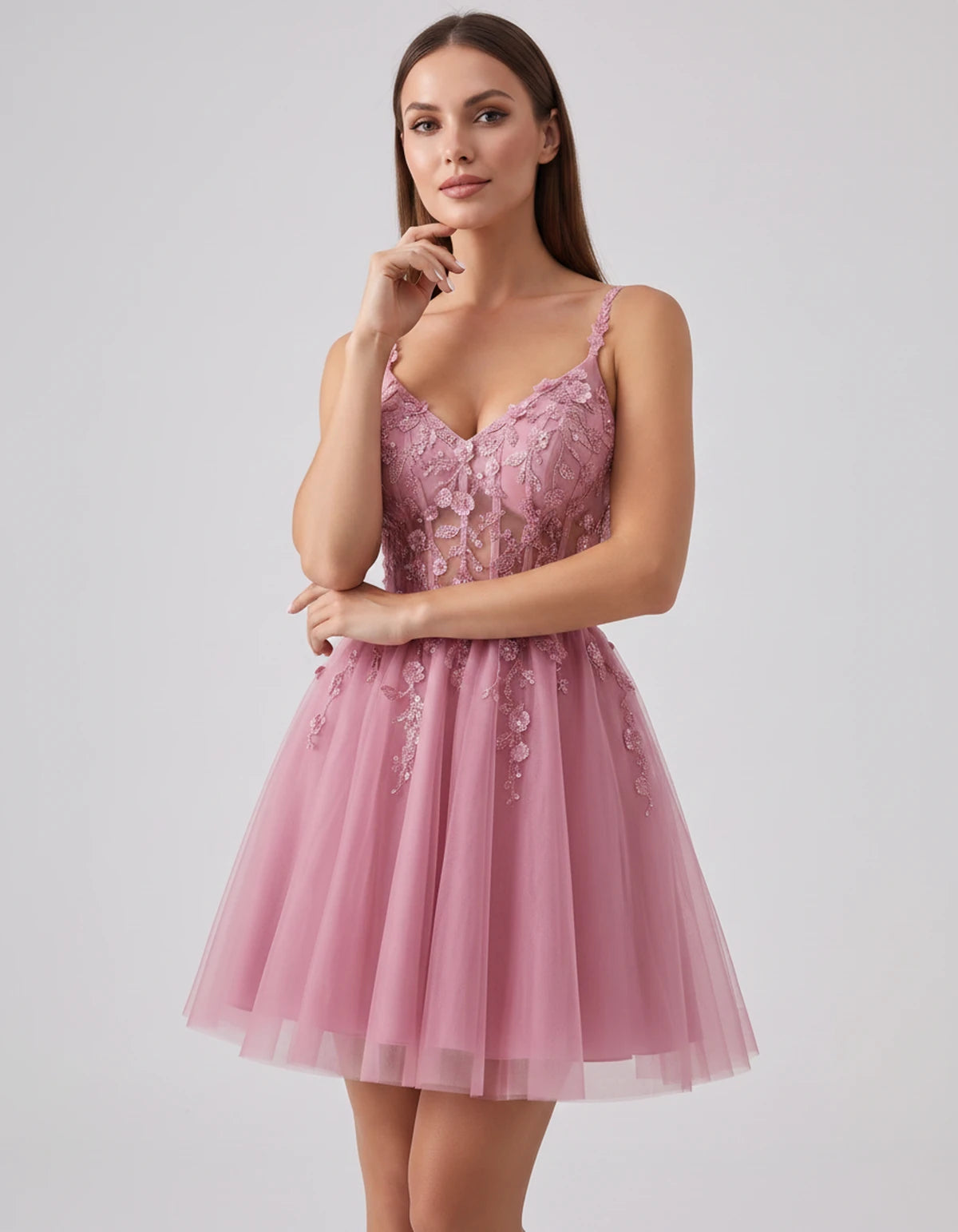Ombrelle Mini Dresses — Pink | SKU: RB-7b0d28-pink-2,RB-7b0d28-pink-4,RB-7b0d28-pink-6,RB-7b0d28-pink-8,RB-7b0d28-pink-10,RB-7b0d28-pink-12,RB-7b0d28-pink-14,RB-7b0d28-pink-14W,RB-7b0d28-pink-16,RB-7b0d28-pink-16W,RB-7b0d28-pink-18W,RB-7b0d28-pink-20W