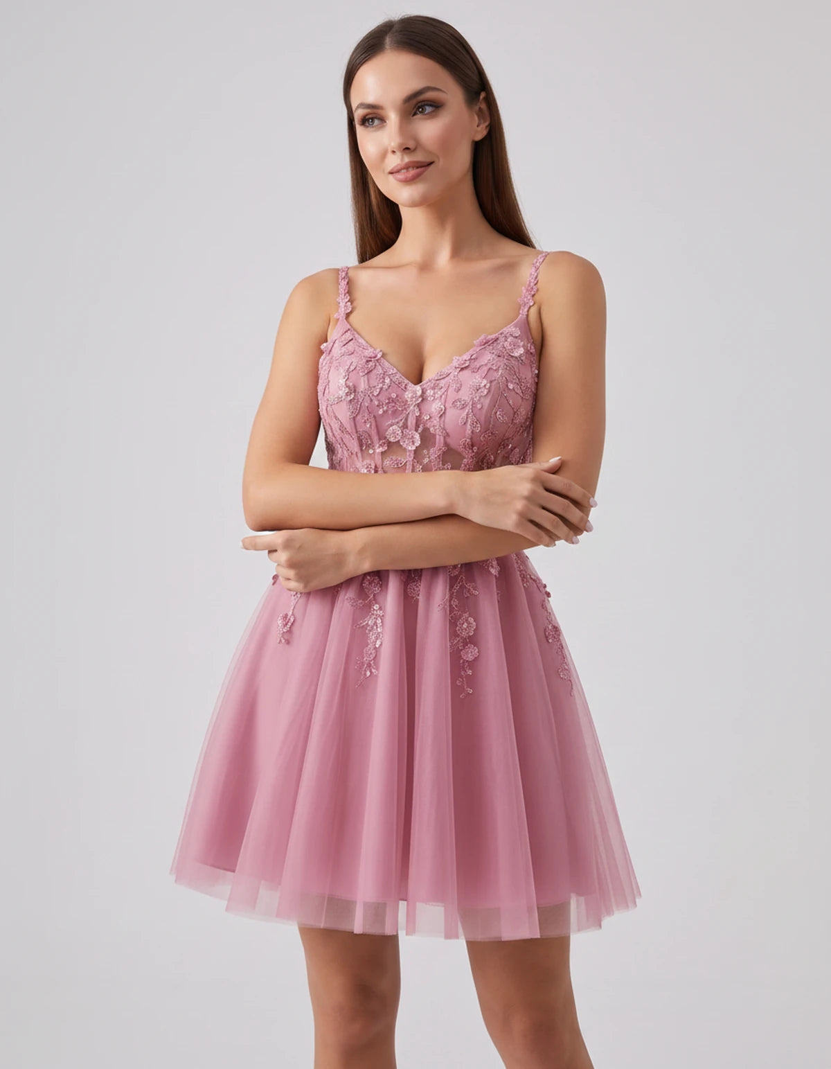 Ombrelle Mini Dresses — Pink | SKU: RB-7b0d28-pink-2,RB-7b0d28-pink-4,RB-7b0d28-pink-6,RB-7b0d28-pink-8,RB-7b0d28-pink-10,RB-7b0d28-pink-12,RB-7b0d28-pink-14,RB-7b0d28-pink-14W,RB-7b0d28-pink-16,RB-7b0d28-pink-16W,RB-7b0d28-pink-18W,RB-7b0d28-pink-20W