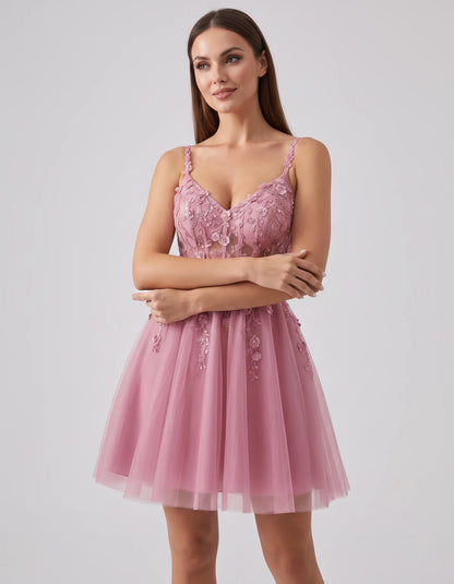 Ombrelle Mini Dresses — Pink | SKU: RB-7b0d28-pink-2,RB-7b0d28-pink-4,RB-7b0d28-pink-6,RB-7b0d28-pink-8,RB-7b0d28-pink-10,RB-7b0d28-pink-12,RB-7b0d28-pink-14,RB-7b0d28-pink-14W,RB-7b0d28-pink-16,RB-7b0d28-pink-16W,RB-7b0d28-pink-18W,RB-7b0d28-pink-20W