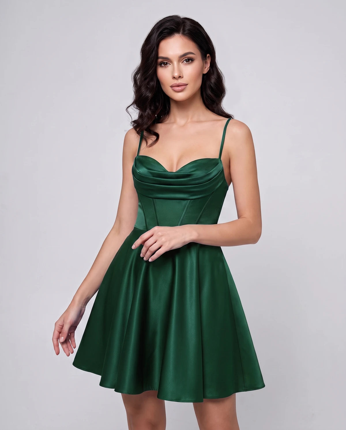 Ondine Mini Dresses — Green