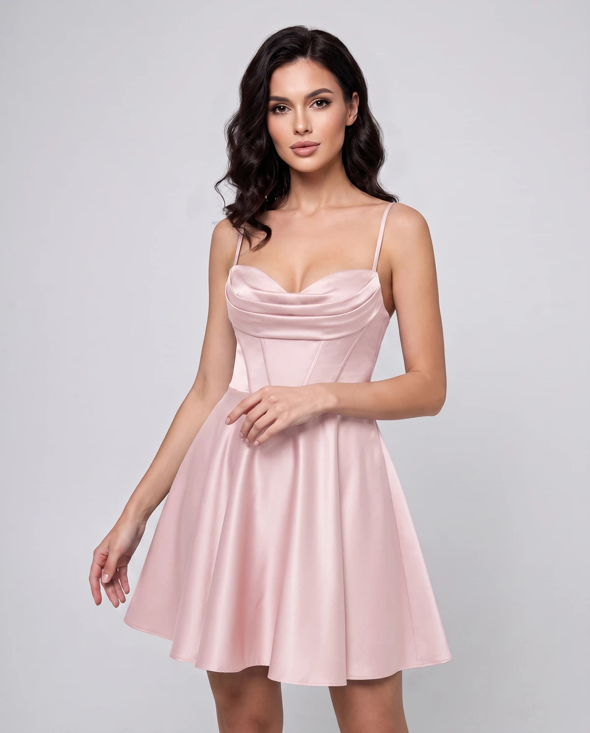 Ondine Mini Dresses — Pink
