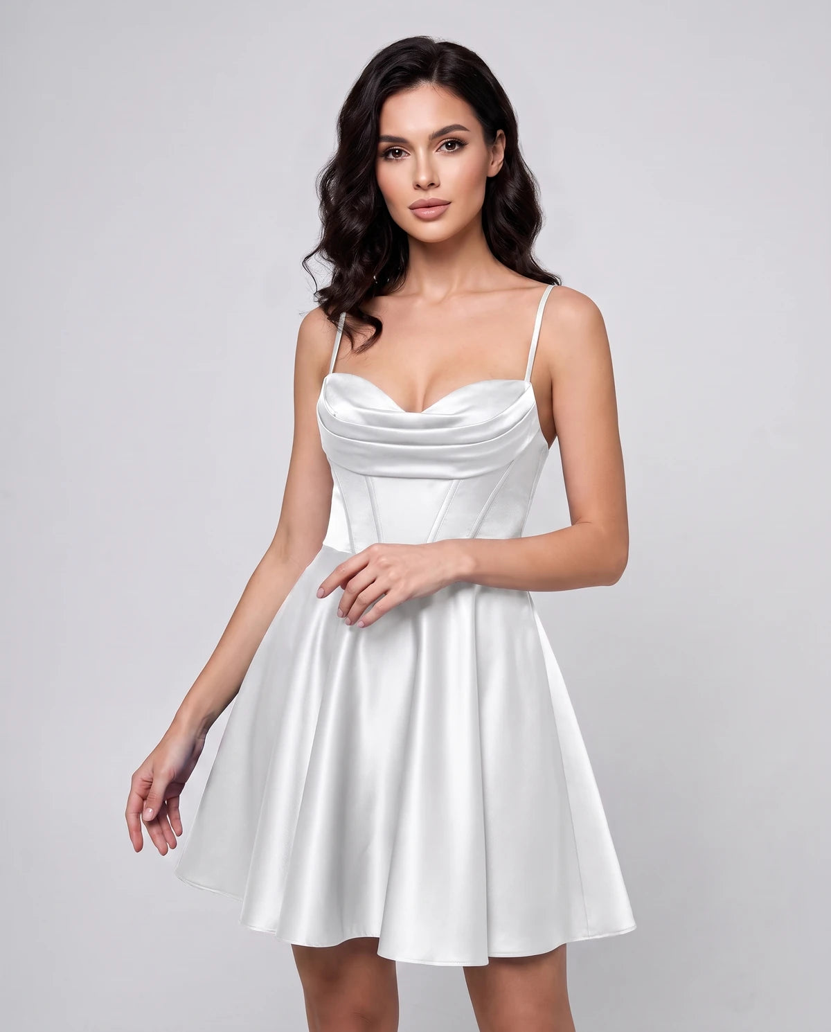 Ondine Mini Dresses — White