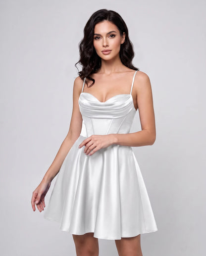 Ondine Mini Dresses — White
