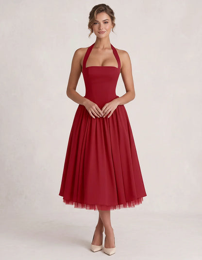 Orange,white,lilac,navy,pink,black,brown,light Blue,red,blue,purple,fuchsia,wine,burgundy,yellow,green Satin Slip Halter Slee | SKU: VMD-583920174618452-WINE-L,VMD-583920174618452-WINE-M,VMD-583920174618452-WINE-S,VMD-583920174618452-WINE-XL,VMD-583920174618452-WINE-XS