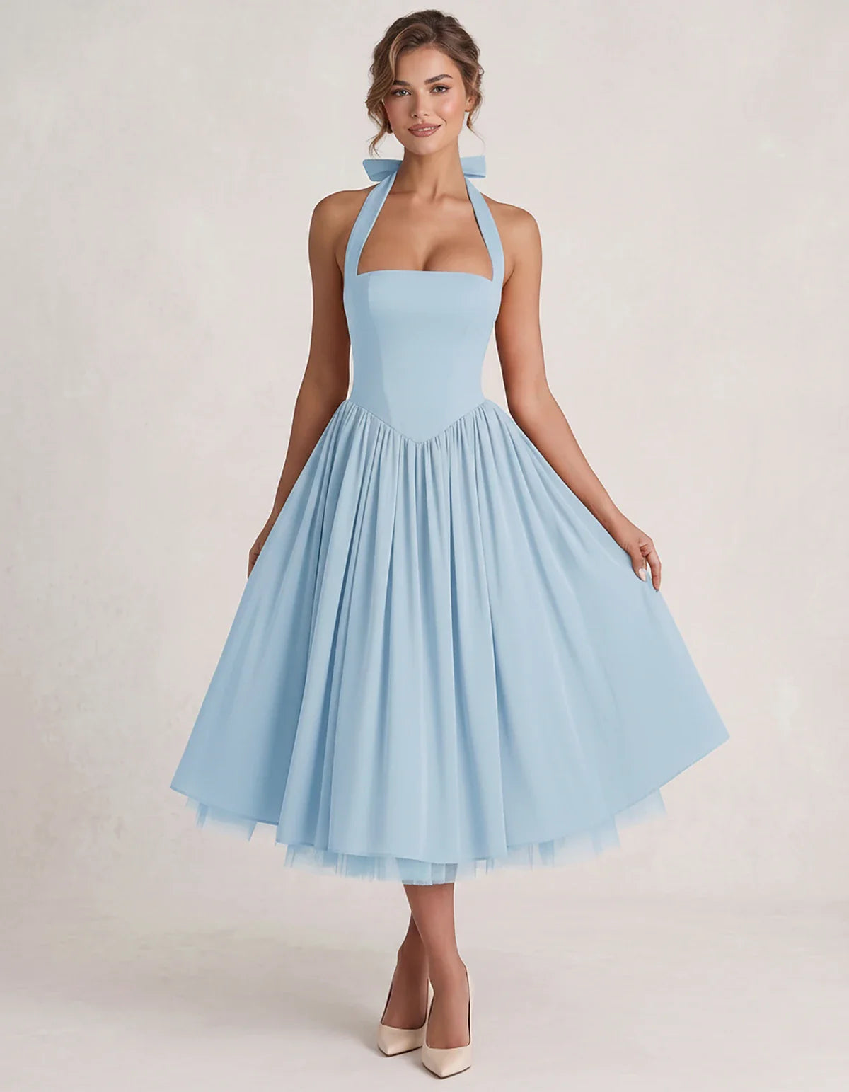 Orange,white,lilac,navy,pink,black,brown,light Blue,red,blue,purple,fuchsia,wine,burgundy,yellow,green Satin Slip Halter Slee | SKU: VMD-583920174618452-LIGHTBLUE-L,VMD-583920174618452-LIGHTBLUE-M,VMD-583920174618452-LIGHTBLUE-S,VMD-583920174618452-LIGHTBLUE-XL,VMD-583920174618452-LIGHTBLUE-XS