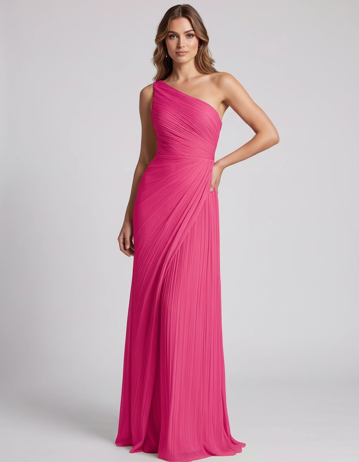 Orchidea Maxi Dresses — Fuchsia | SKU: RB-230363-fuchsia-XS,RB-230363-fuchsia-S,RB-230363-fuchsia-M,RB-230363-fuchsia-L,RB-230363-fuchsia-XL,RB-230363-fuchsia-2XL